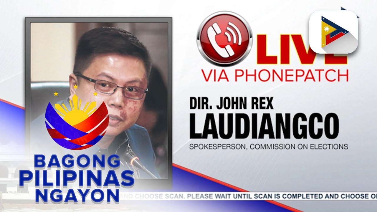 Panayam kay Commission on Elections Spokesperson Atty. John Rex Laudiangco ukol sa update sa paghahanda sa Bangsamoro Parliament election at ang planning investigation laban sa mga donation ng contractors sa mga politiko