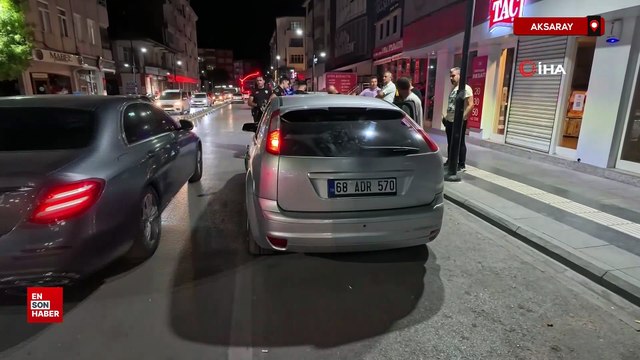 Aksaray'da ehliyetsiz ve alkollü sürücü muayenesiz araçla yakalandı