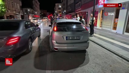 Aksaray'da ehliyetsiz ve alkollü sürücü muayenesiz araçla yakalandı