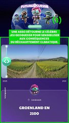 À quoi ressemblerait le monde avec +2,8°C ? Le jeu en ligne futureguessr.fr créé par @artefact_300