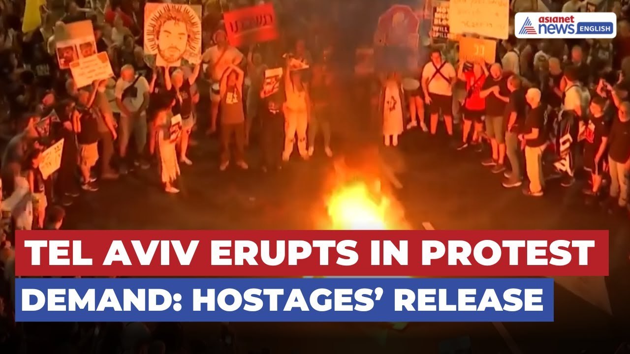 Massive Protests Shake Tel Aviv As Israelis Demand End To Gaza War