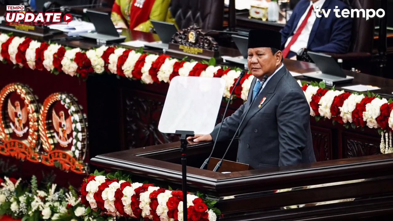 ICW Menilai Pidato Prabowo Bertolak Belakang dengan Kenyataan