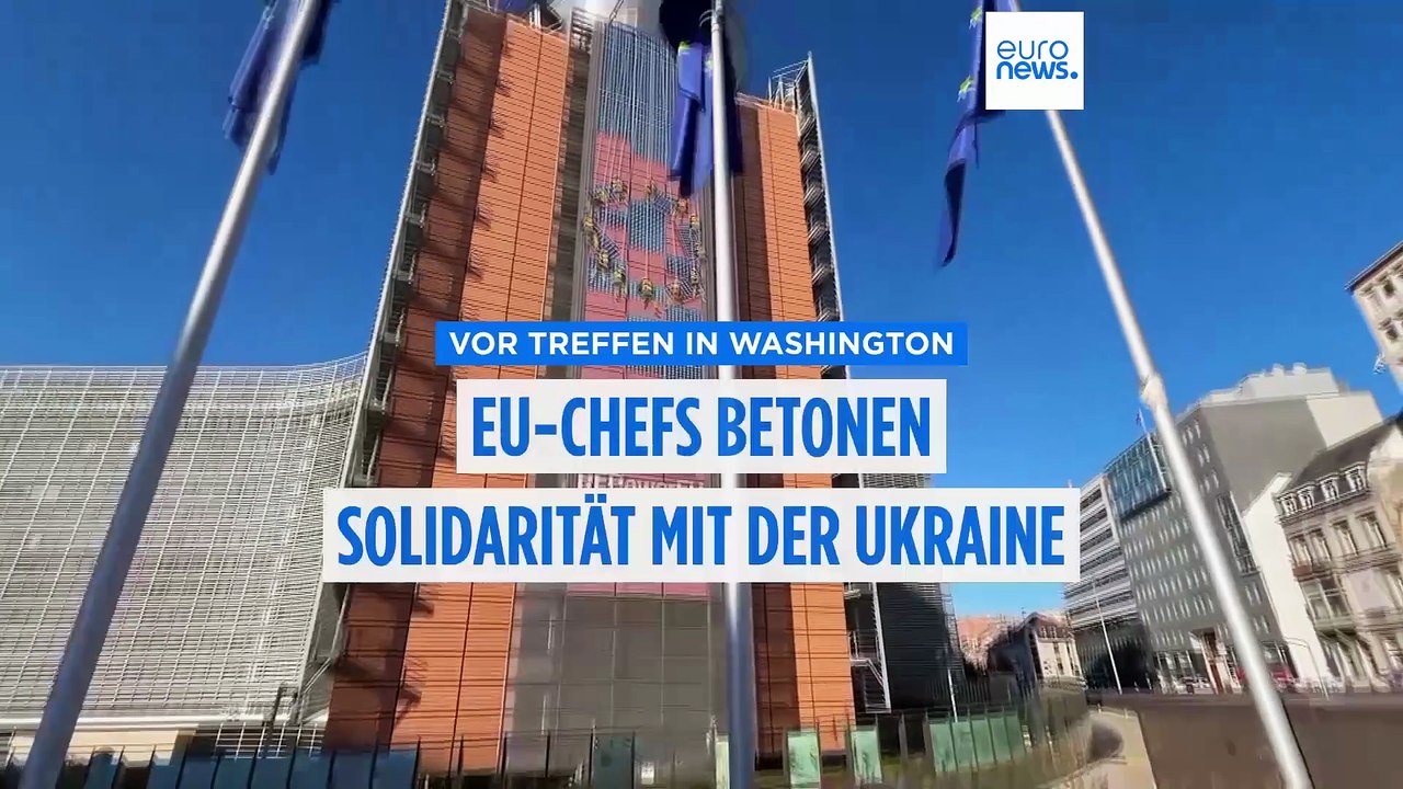 'Die Situation ist äußerst ernst'  - Strategie der EU-Spitzen vor Treffen in Washington