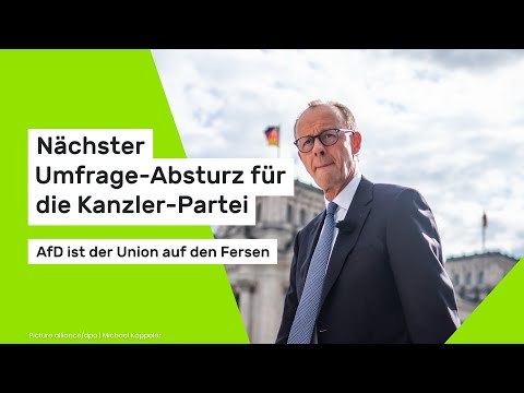 Friedrich Merz: Nächster Umfrage-Absturz für die Kanzler-Partei