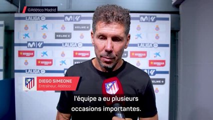 Atlético - Simeone : “Dire qu'il y a eu beaucoup de bonnes choses ne sert à rien...”