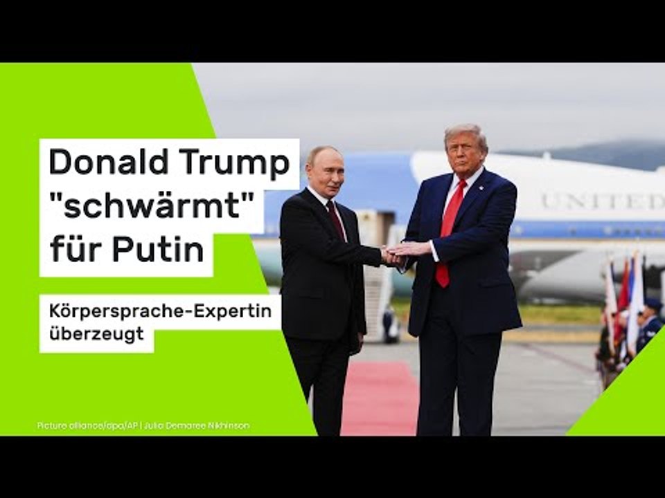 Donald Trump: Körpersprache-Expertin überzeugt - US-Präsident 'schwärmt' für Putin