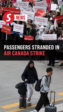 Air Canada flight attendants strike, stranded passengers feeling stressed