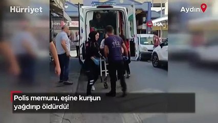 Polis memuru, eşine kurşun yağdırıp öldürdü!