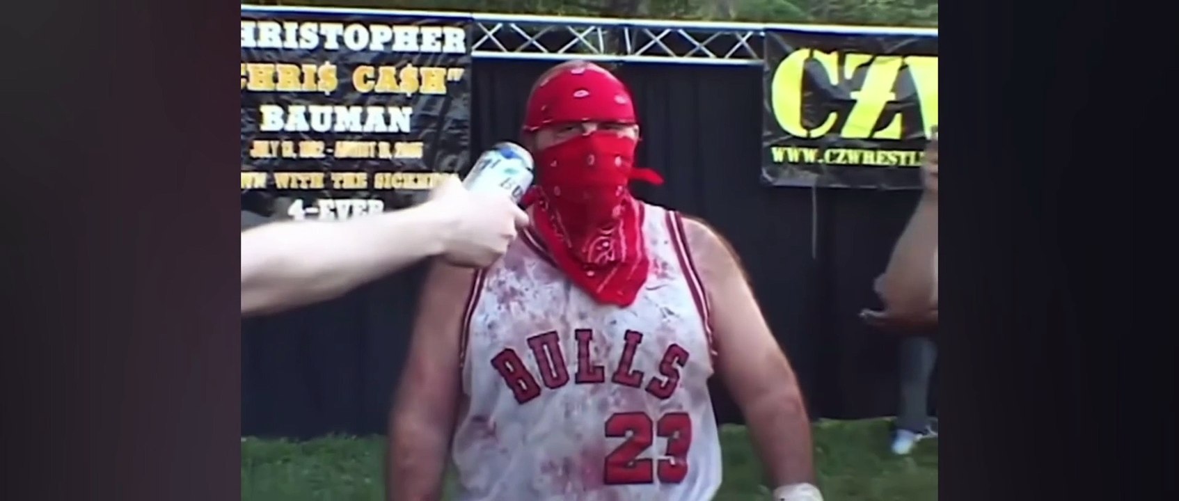 Nick Gage entrance at CZW TOD 8 2009