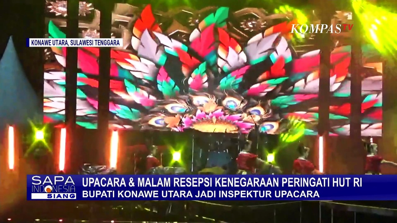 Semarak HUT ke-80 RI, Pemkab Konawe Utara Gelar Upacara hingga Malam Resepsi Kenegaraan | SAPA SIANG