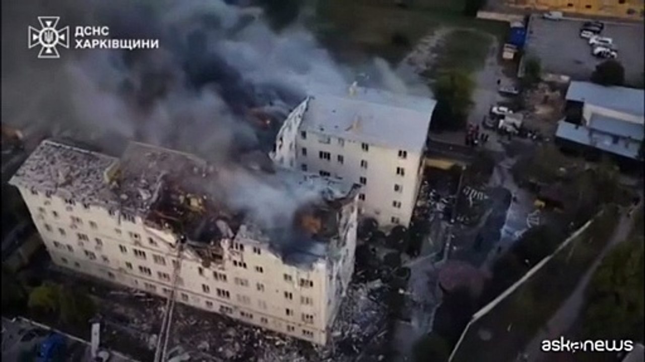 Ucraina, attacco con drone russo a Kharkiv: 5 morti e numerosi feriti