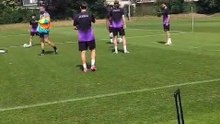 Entraînement d'Anderlecht avant le match face à l'AEK Athènes