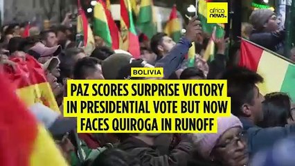 Bolivia rejects two decades of left-wing government but next president still to be decided in runoff