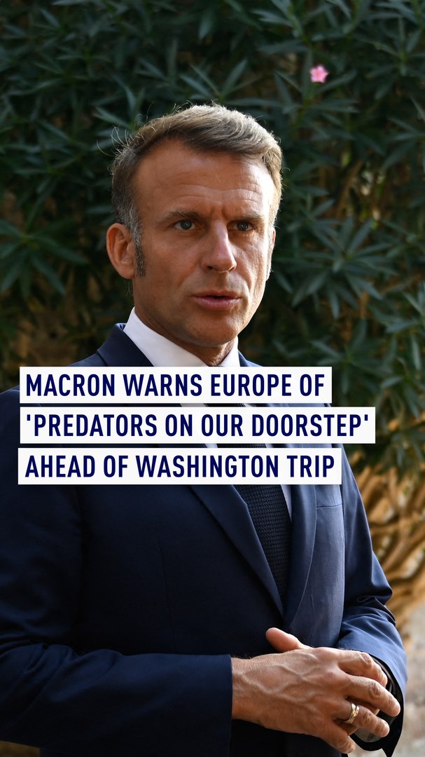 ⁣Macron slams 'sleepwalkers' unconcerned by Ukraine war