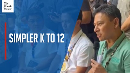 Education Secretary Sonny Angara Supports Simplified K to 12 Curriculum 📚