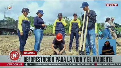 En Barinas realizan 5ta jornada de reforestación ambiental para la protección de la Madre Tierra