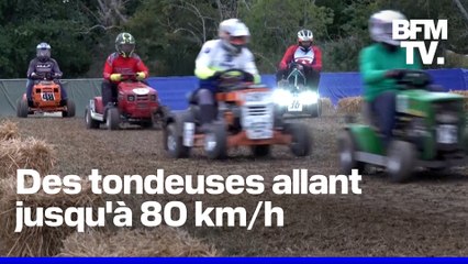 La course annuelle de tondeuses à gazon de 12 heures a eu lieu au Royaume-Uni