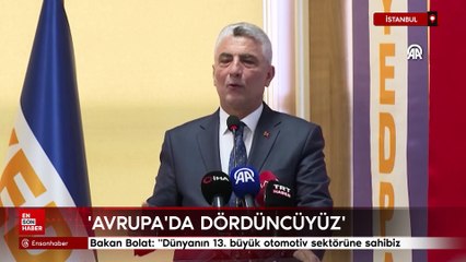 Bakan Ömer Bolat: Dünyanın 13. büyük otomotiv sektörüne sahibiz