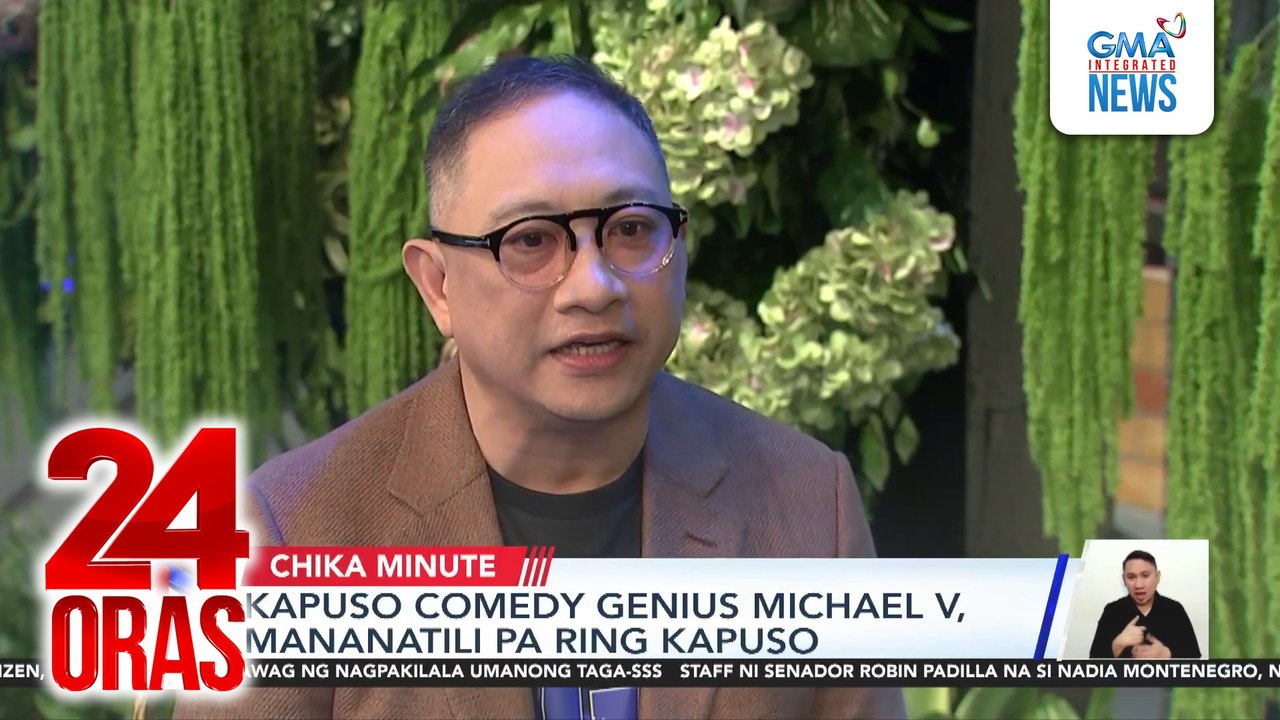 Comedy genius Michael V, mananatili pa ring Kapuso | 24 Oras