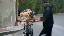El paseo en bicicleta de Icardi y la China Suárez.