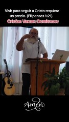 Vivir para seguir a Cristo requiere un precio. (Filipenses 1:21). Cristian Varzaru Dumitrescu