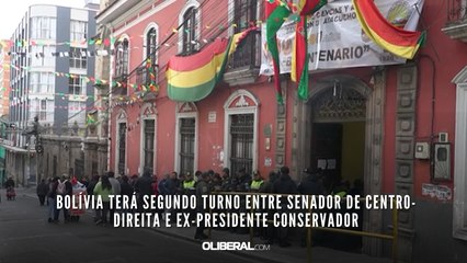 Bolívia terá segundo turno entre senador de centro-direita e ex-presidente conservador