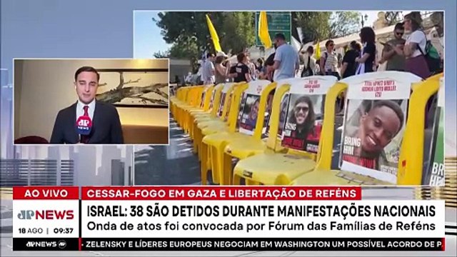 Protestos em Israel: 38 pessoas detidas em manifestações por reféns