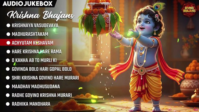 🌺 Top 10 Krishna Bhajans 🎶 _ Krishna Janmashtami Special 2025 _ Nonstop Radha Krishna Songs 🙏
