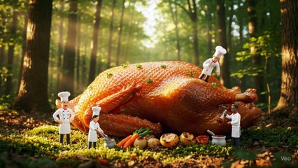 Cooking from a tiny chef