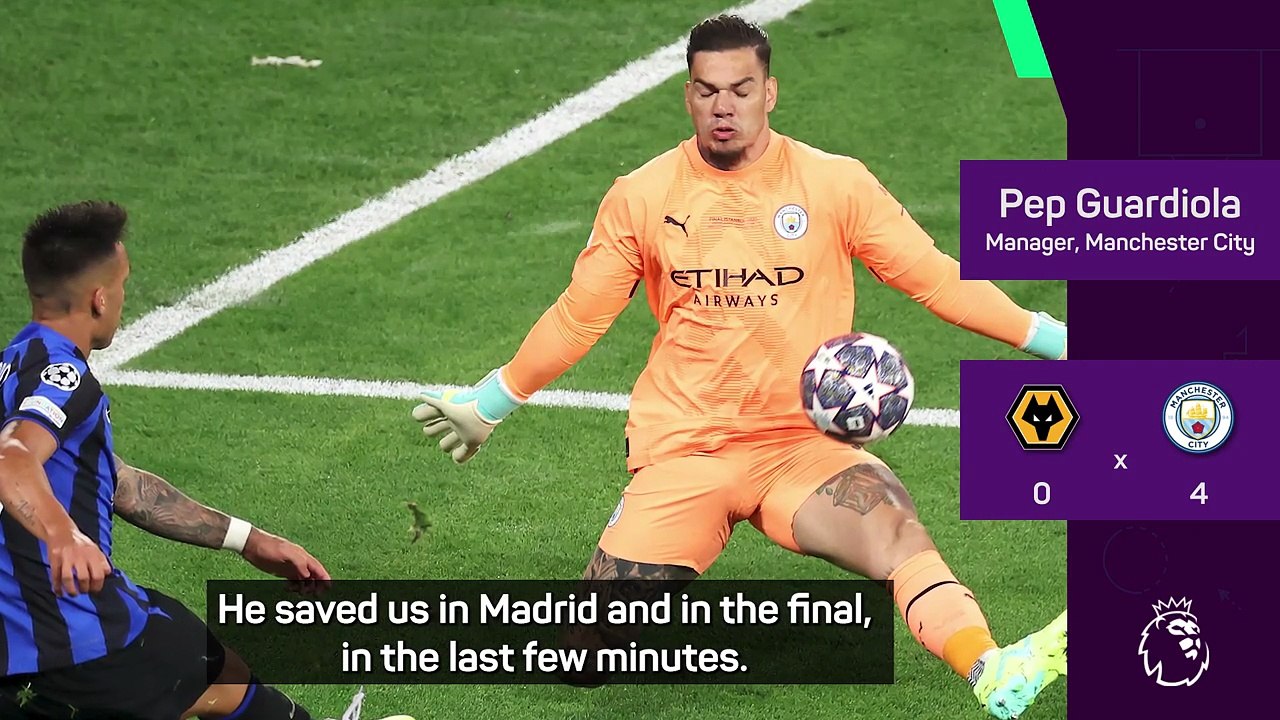 Ederson is our player - Guardiola