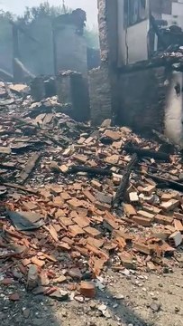 El lamento de un pueblo de León arrasado por las llamas de los incendios