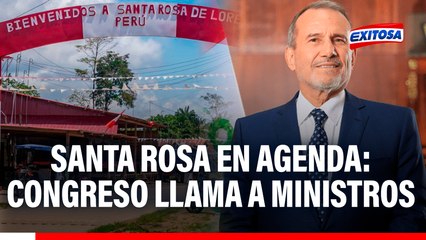 Santa Rosa: Congreso cita para hoy a canciller Elmer Schialer y al ministro de Defensa