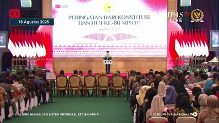 [FULL] Pidato Ketua MPR Ahmad Muzani: Konstitusi Cerminan dari Cita-cita Mulia Para Pendiri Bangsa