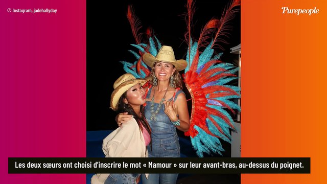 Sous le soleil de Saint-Barthélemy, Jade et Joy Hallyday se font graver un souvenir indélébile pour honorer Johnny et Laeticia