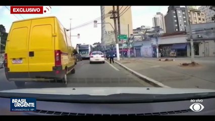 Gangue do quebra-vidro ataca no Centro de São Paulo