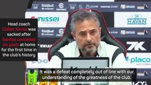 Santos CEO sacks coach and asks for forgiveness from fans after historic defeat