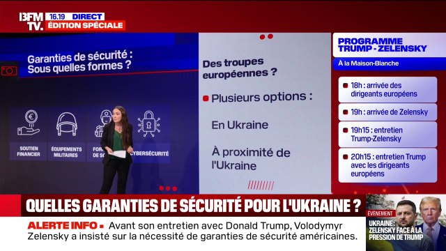 Sommet avec Donald Trump: quelles garanties de sécurité pour l'Ukraine?