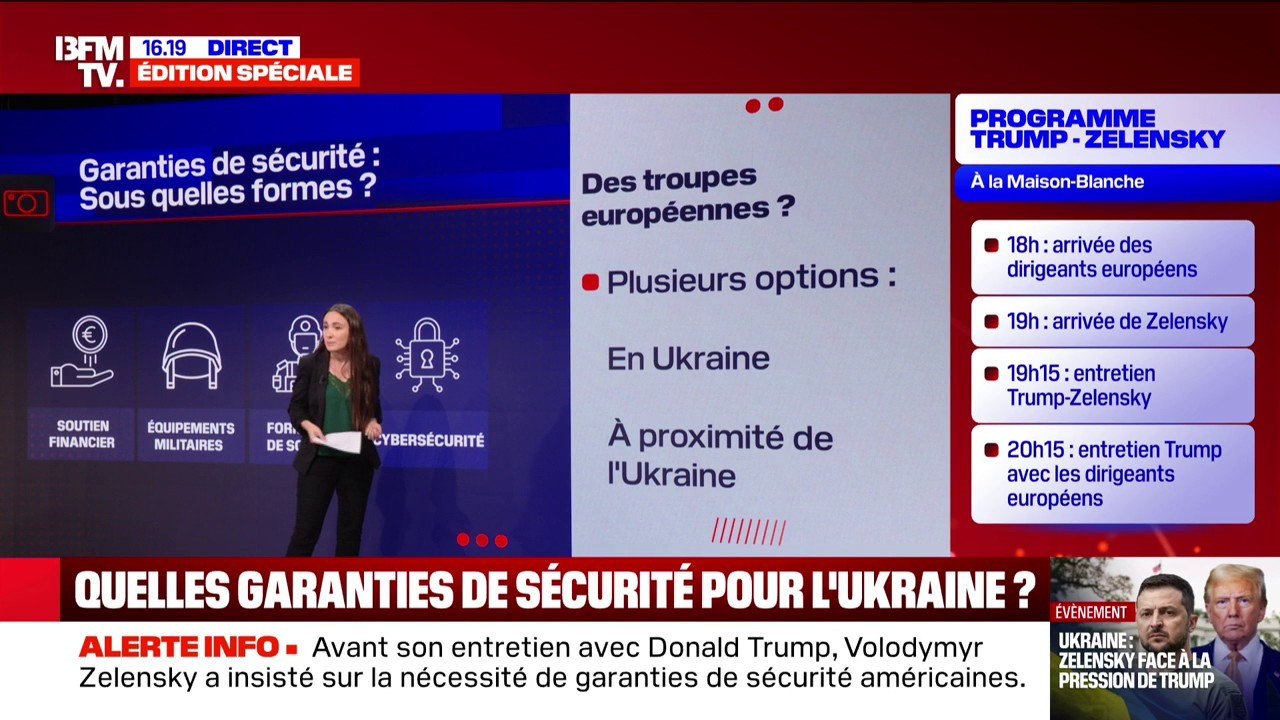 Sommet avec Donald Trump: quelles garanties de sécurité pour l'Ukraine?