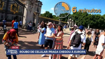 Furto e roubo de celulares vira cena comum na Europa