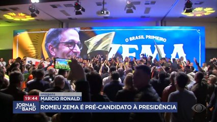 Romeu Zema oficializa pré-candidatura à Presidência da República
