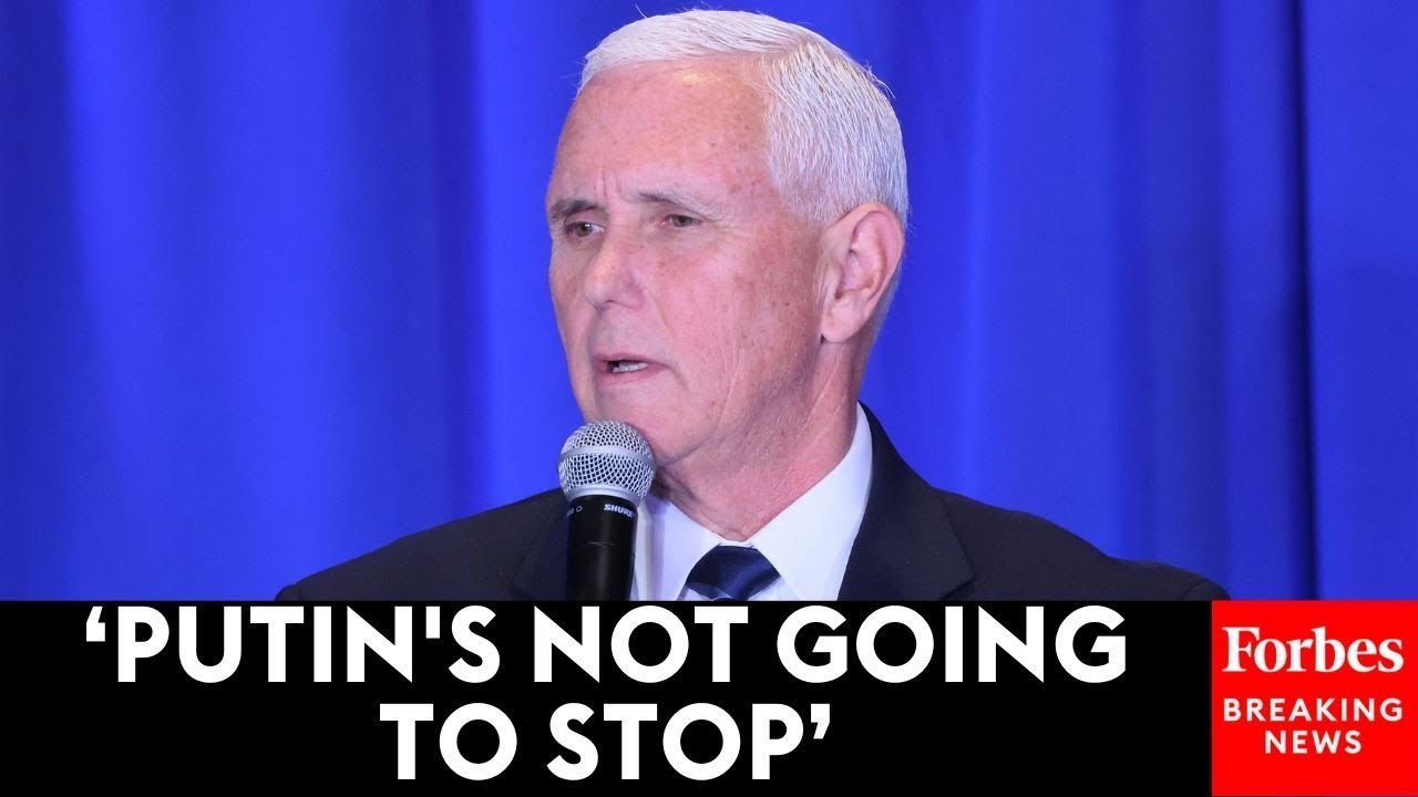 'I Think The Hammer Needs To Come': Mike Pence Urges Strong Action Against Russia In Ukraine Talks