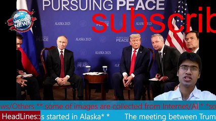 The meeting between Trump and Putin has started in Alaska MHM NEWS