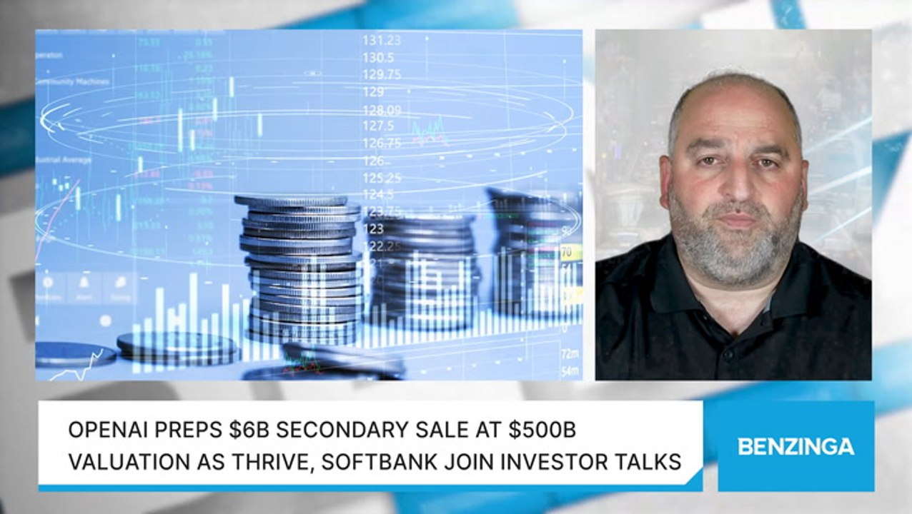 OpenAI Preps $6B Secondary Sale At $500B Valuation As Thrive, SoftBank Join Investor Talks