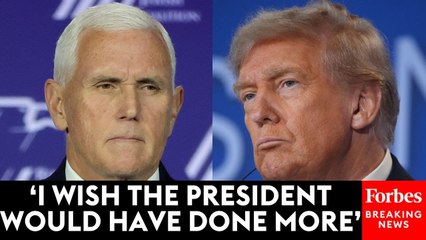 Mike Pence Addresses National Guard Presence In D.C. After Disagreement With Trump On Jan. 6