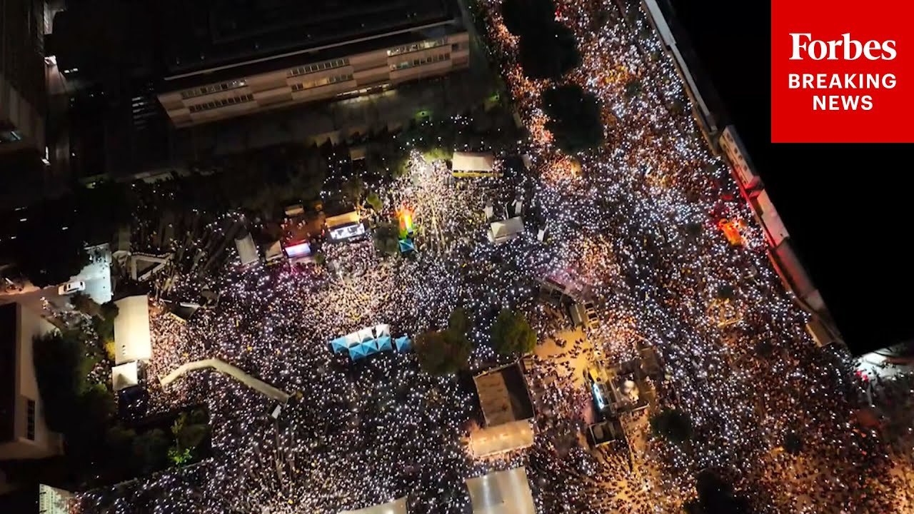 Hundreds Of Thousands In Tel Aviv Protest For Gaza Ceasefire And Release Of Hostages