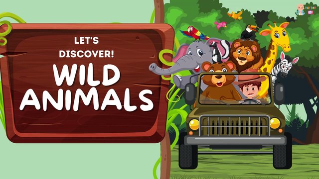 Wild Animal Wonders | Jungle Animal Poem for Kids & Toddlers #kidspoem #kidsrhymes |Education Videos | Preschool Learning |