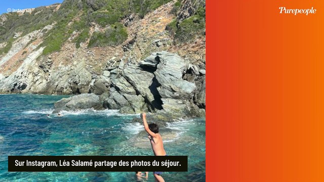 A l'approche de son premier 20 heures, Léa Salamé se régale au cap Corse en famille avec son fils Gabriel
