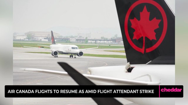 Air Canada Flights to Resume as Amid Flight Attendant Strike