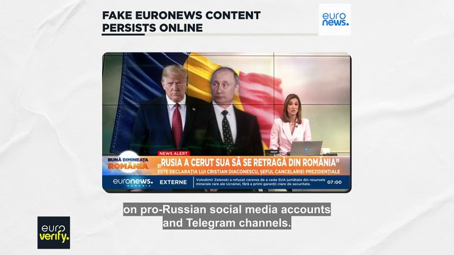 Romania, NATO and sham accounts: Fake Euronews content persists online