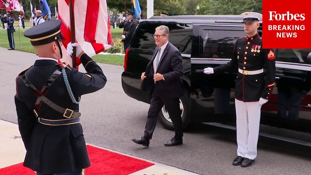 UK PM Keir Starmer Arrives At The White House For Summit On Ending The Russia-Ukraine War